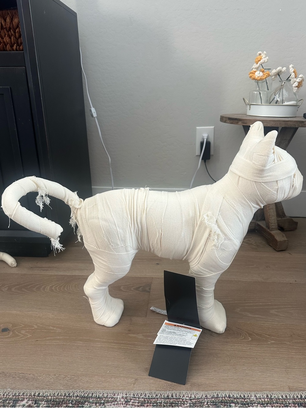 Viral HTF Martha Stewart XL LED Mummy Cat & Halloween Dog Set - Picture 5 of 13